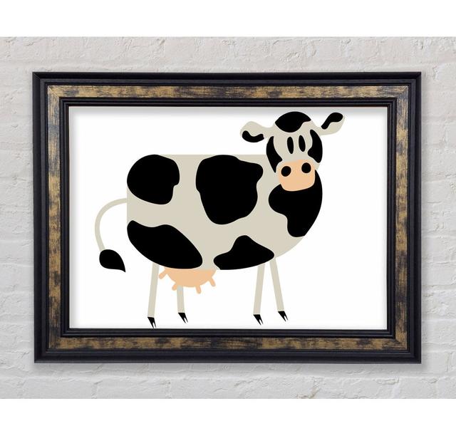 Cow Stare - Single Picture Frame Art Prints Bright Star Size: 42cm H x 59.7cm W x 8cm D on Productcaster.