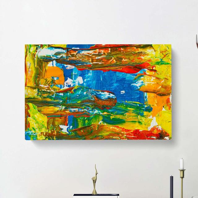 Abstract Art Painting Vol.178 by S.Johnson - Wrapped Canvas Painting Print East Urban Home Size: 50cm H x 76cm W x 3cm D on Productcaster.