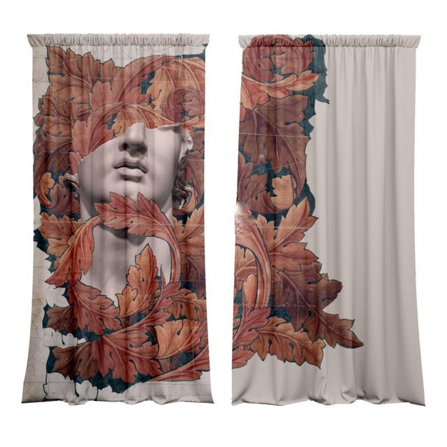 Devontay Velvet Blackout Slot Top Curtain Pair (Set of 2) Rosalind Wheeler Panel Size: 148cm x 350cm on Productcaster.