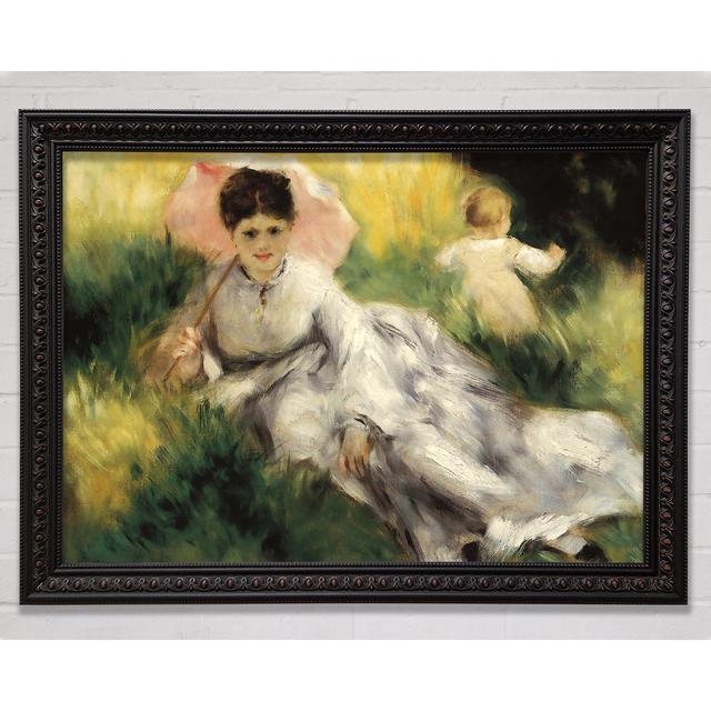 Woman With Parasol by Pierre-Auguste Renoir - Single Picture Frame Art Prints Bright Star Size: 21cm H x 29.7cm W x 3cm D on Productcaster.