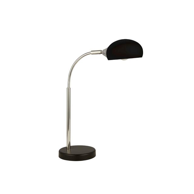 Khalil 49cm Desk Lamp Corrigan Studio Shade Colour: Black on Productcaster.