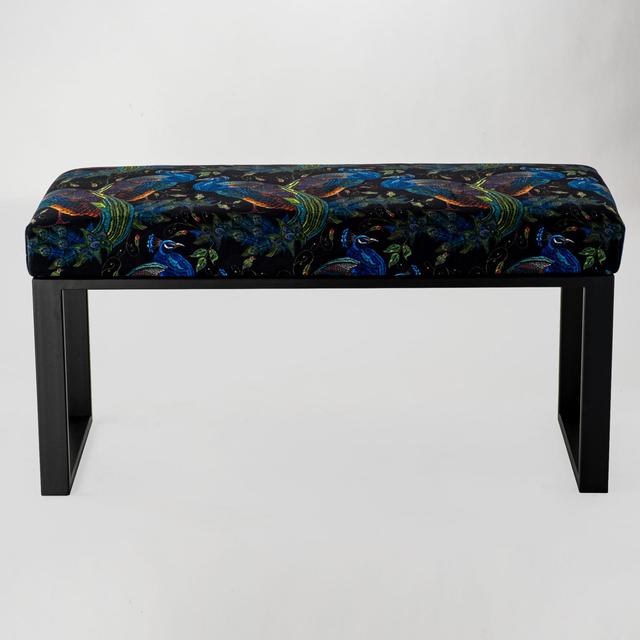 Anding Velvet Upholstered Bench Latitude Vive Size: H45 x W110 x D40cm on Productcaster.