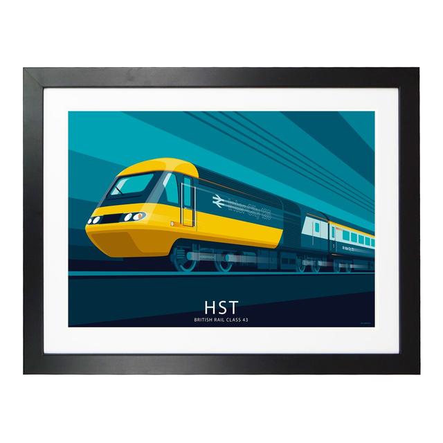 HST - Graphic Art Print 17 Stories Frame Option: Black Framed, Size: 40cm H x 50cm W x 3cm D on Productcaster.