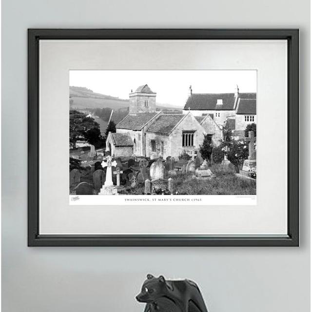 'Swainswick, St Mary' - Picture Frame Photograph Print on Paper The Francis Frith Collection Size: 28cm H X 36cm W x 2cm D on Productcaster.