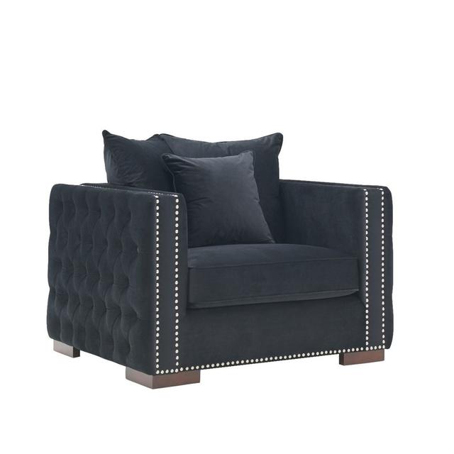 Armchair Mercer41 Upholstery Colour: Black on Productcaster.