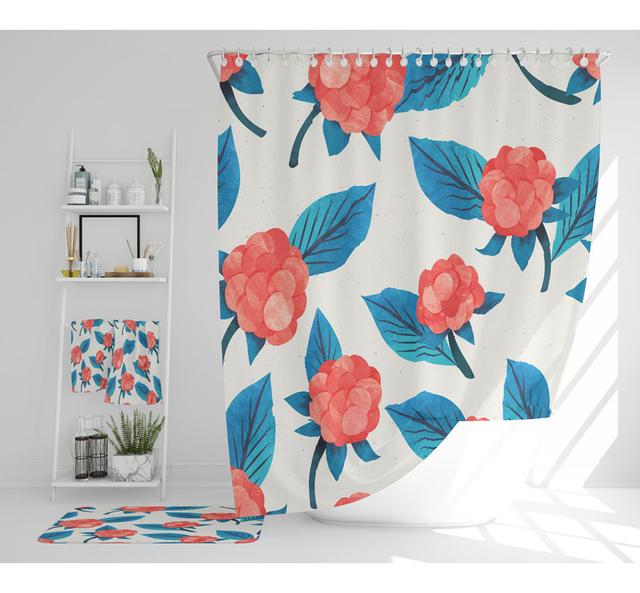 Nathanyal Polyester Shower Curtain Set (Set of 3) East Urban Home on Productcaster.