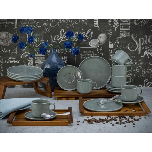 Creatable, 16734, Serie Chef Collection GRAU, Geschirrset, Kaffeeservice 18 Teilig Creatable Farbe: Grau on Productcaster.