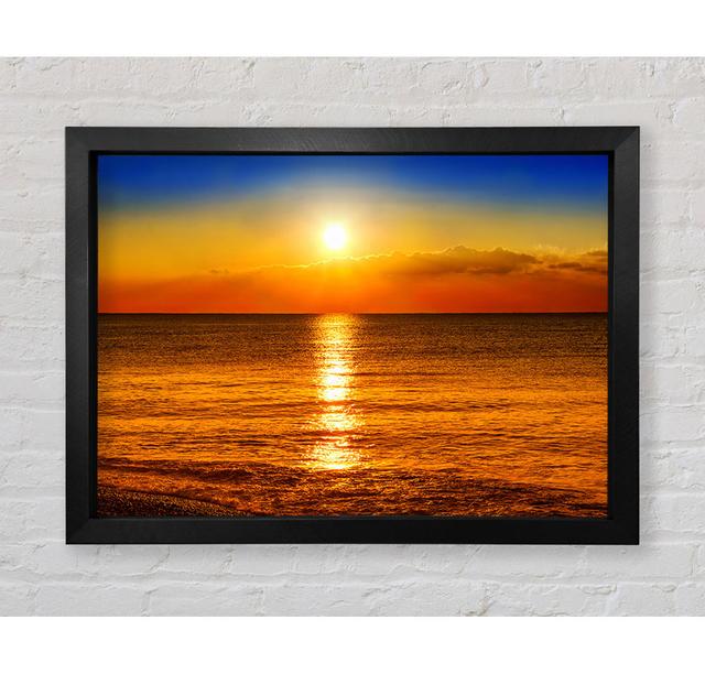 Perfect Sun Sparkle - Single Picture Frame Art Prints Bright Star Size: 59.7cm H x 84.1cm W x 3.4cm D on Productcaster.