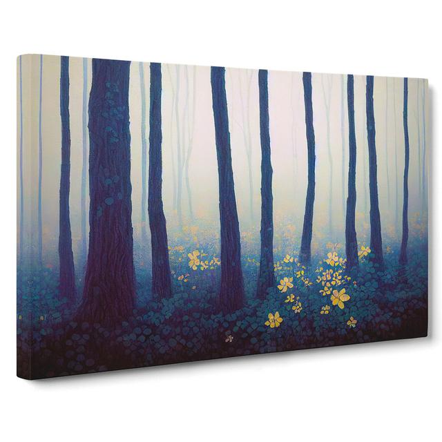 Grand Spring Forest - Wrapped Canvas Graphic Art Alpen Home Size: 40cm H x 60cm W x 3cm D on Productcaster.