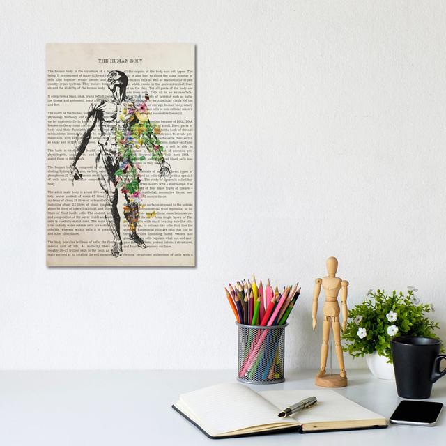 Human Body Anatomy by Aged Pixel - Wrapped Canvas Print ClassicLiving Size: 30.48cm H x 20.32cm W x 1.905cm D on Productcaster.