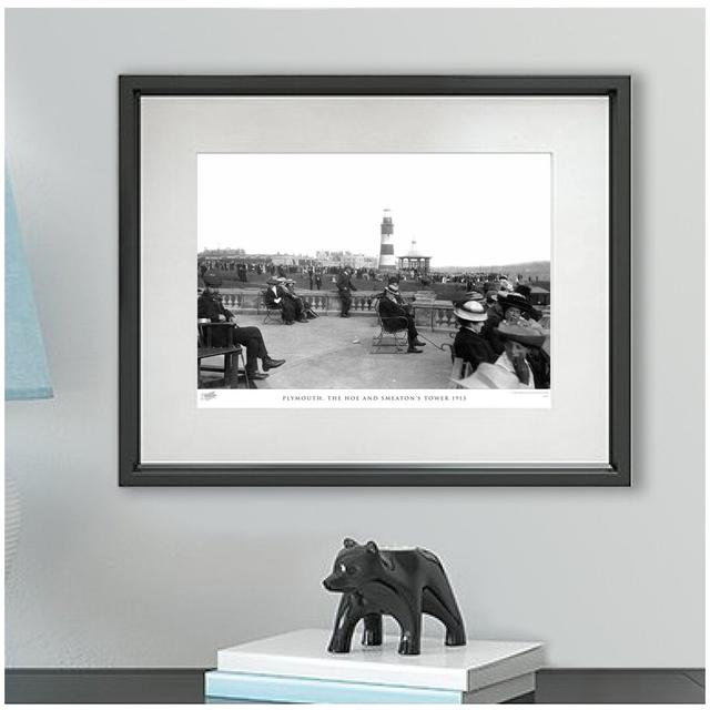 'Plymouth, the Hoe and Smeaton's Tower 1913' by Francis Frith - Picture Frame Photograph Print on Paper The Francis Frith Collection Size: 45cm H x 60 on Productcaster.