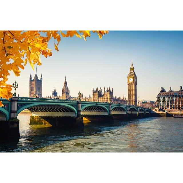 Esger Houses Of Parliament, London by Sborisov - Wrapped Canvas Photograph 17 Stories Size: 20cm H x 30cm W x 3.8cm D on Productcaster.