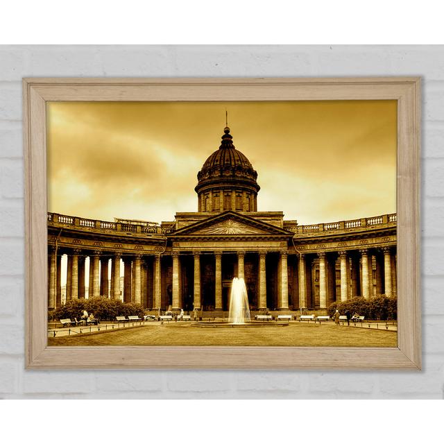 Rome Retro - Single Picture Frame Art Prints Brayden Studio Size: 84.1cm H x 118.9cm W x 1.5cm D on Productcaster.