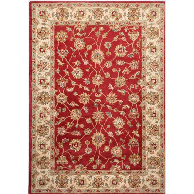 Giguere Handmade Tufted Wool Red Rug Rosalind Wheeler Rug Size: Rectangular 90 x 160 cm on Productcaster.