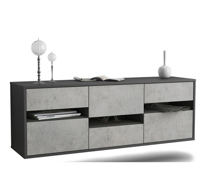 Garraway TV Stand Ebern Designs Colour: Concrete on Productcaster.