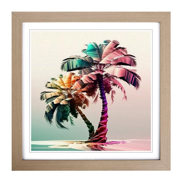 Palm Tree Digital Art - Print Bay Isle Home Format: Oak on Productcaster.