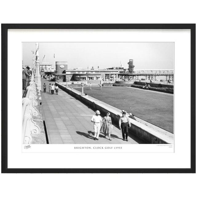 Brighton, Clock Golf C1955 by Francis Frith - Single Picture Frame Print The Francis Frith Collection Size: 60cm H x 80cm W x 2.3cm D on Productcaster.