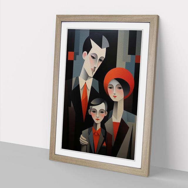 XYZ-FRM-V1223-4407 Single Picture Frame Art Prints on Wood Marlow Home Co. Format: Oak Framed, Size: 34cm H x 25cm W x 2cm D on Productcaster.