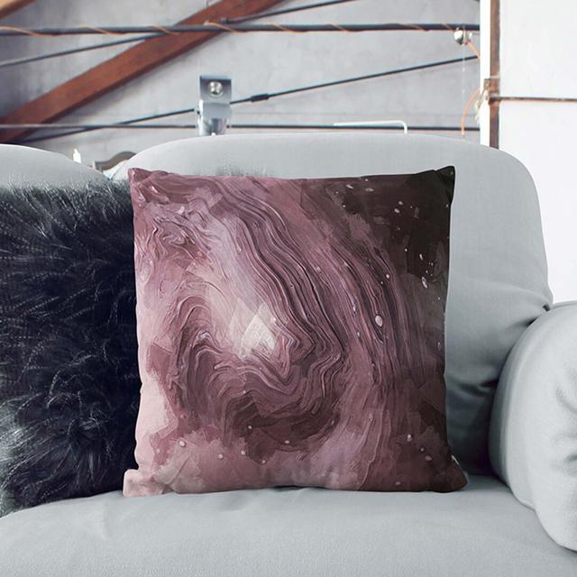 Swirling Passions Cushion with Filling East Urban Home Backing Colour: White, Size: 55cm H x 55cm W x 20cm D on Productcaster.