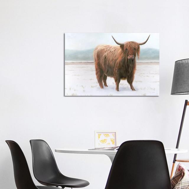 King of the Highland Fields by James Wiens - Wrapped Canvas Photograph Natur Pur Size: 66.04cm H x 101.6cm W x 1.905cm D on Productcaster.