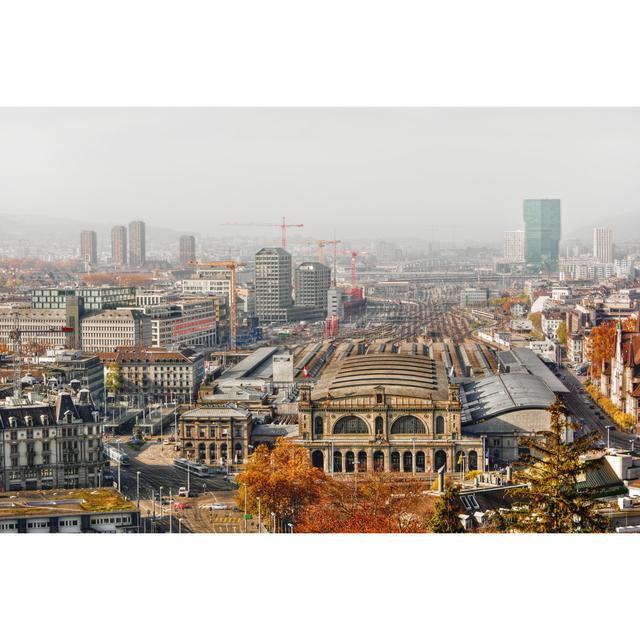 Zurich by Silvanbachmann - Wrapped Canvas Photograph 17 Stories Size: 30cm H x 46cm W on Productcaster.