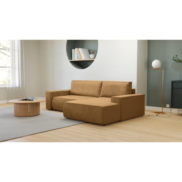 Ecksofa Patro ModernMoments Ausrichtung: Rechts ausgerichtet, Polsterfarbe: Senfgelb on Productcaster.