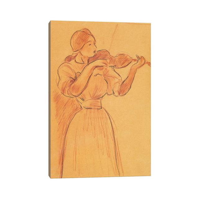 The Violin, 1894 Rosalind Wheeler Size: 30.48cm H x 20.32cm W x 1.91cm D on Productcaster.