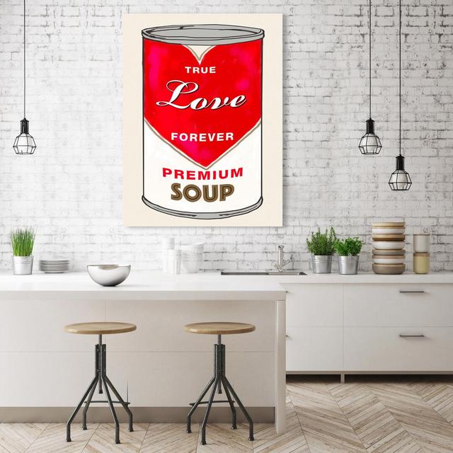 Love Soup by Carlos Beyon - Wrapped Canvas Graphic Art Print Corrigan Studio Size: 120cm H x 90cm W x 4cm D on Productcaster.