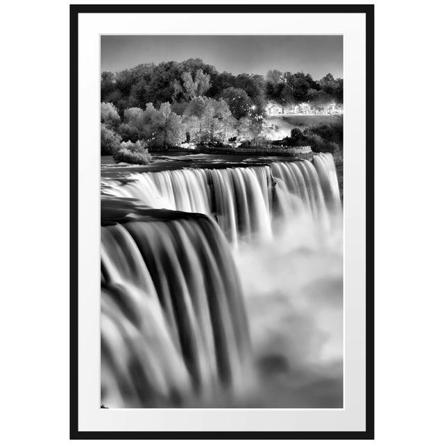 Gerahmter Fotodruck Impressive Niagara Falls East Urban Home Größe: 100 cm H x 70 cm B on Productcaster.