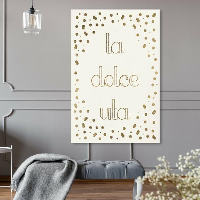 Dolce Vita by Oliver Gal - Wrapped Canvas Print East Urban Home Size: 61cm H x 40.6cm W on Productcaster.