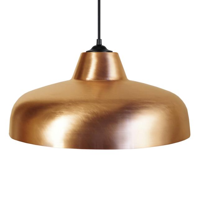 Lotte 1 - Light Dome Pendant Hashtag Home Shade Colour: Gold on Productcaster.