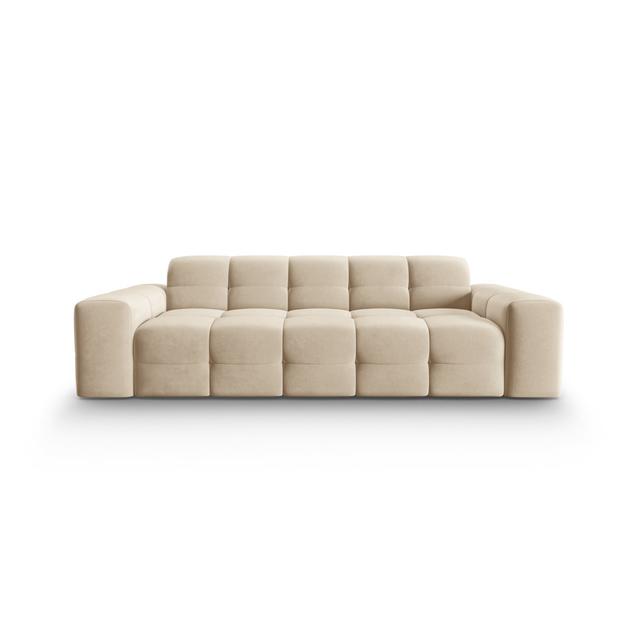 4-Sitzer Sofa Nayoun Ebern Designs Polsterfarbe: Beige on Productcaster.