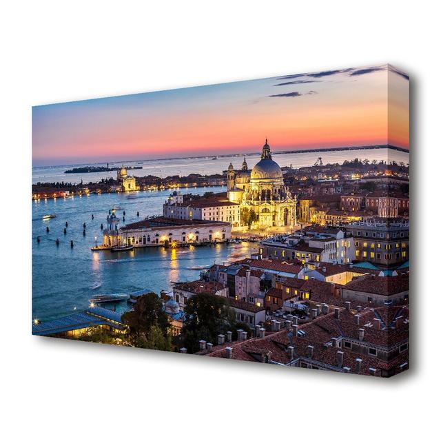 From Above Venice - Wrapped Canvas Print East Urban Home Size: 50.8 cm H x 81.3 cm W x 4.4 cm D on Productcaster.