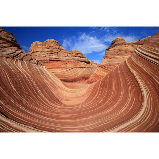 The Wave - Wrapped Canvas Photograph Gracie Oaks Size: 61cm H x 91cm W on Productcaster.