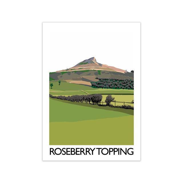 Roseberry Topping by Richard O'Neill - Unframed Graphic Art Print on Paper 17 Stories Size: 42cm H x 30cm W on Productcaster.