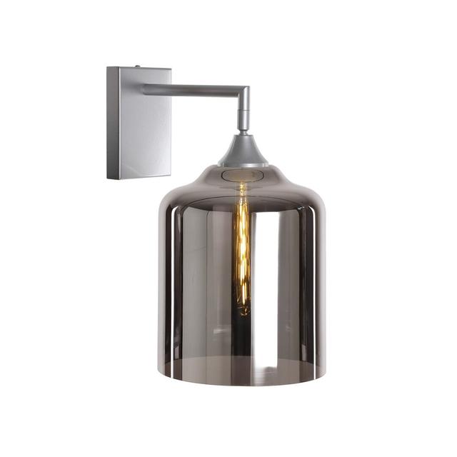 Borica 1-Light Sconce George Oliver Shade Colour: Silver, Fixture Finish: Silver on Productcaster.