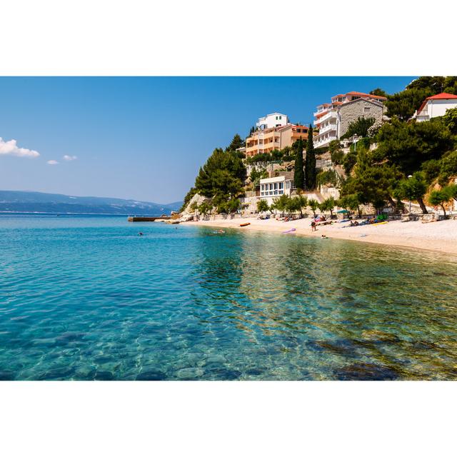 Beautiful Adriatic Beach_178775439 House of Hampton Size: 20cm H x 30cm W x 3.8cm D on Productcaster.