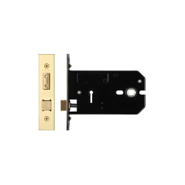 3 Lever Horizontal Lock Zoo Hardware Finish: Brass Finish/Anti Tarnish on Productcaster.