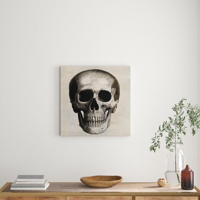 'Skull' Graphic Art on Canvas East Urban Home Size: 61cm H x 61cm W on Productcaster.