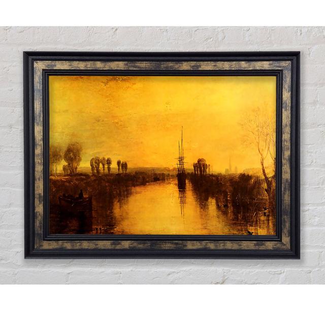 Joseph Mallord Turner Chichester Canal - Druck Bright Star Größe: 42 cm H x 59,7 cm B x 8 cm T on Productcaster.