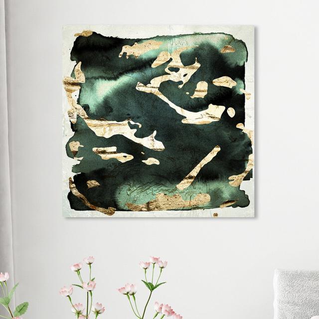 'Sophisticated Jade' Painting on Wrapped Canvas East Urban Home Size: 61 cm H x 61 cm W x 3.8 cm D on Productcaster.