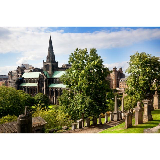 Glasgow Cathedral by Zozzzzo - Wrapped Canvas Print Ebern Designs Size: 20cm H x 30cm W x 3.8cm D on Productcaster.