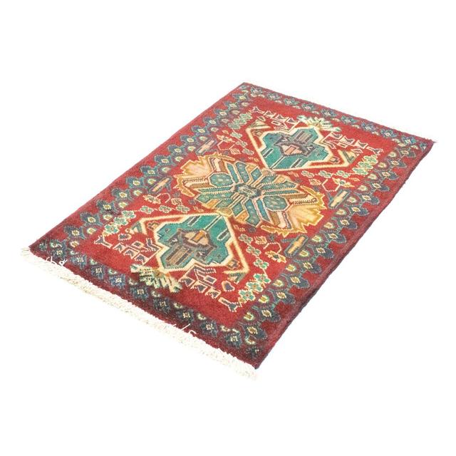 Pricilla Geometric Handmade Rectangle: 89' X 63' Area Rug Bloomsbury Market on Productcaster.