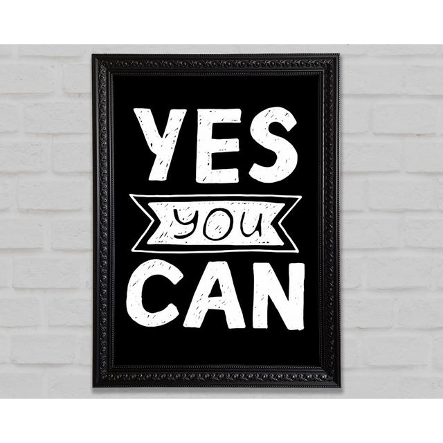 Yes You Can 4 - Drucken Bright Star Größe: 118,9 cm H x 84,1 cm B x 3 cm T on Productcaster.