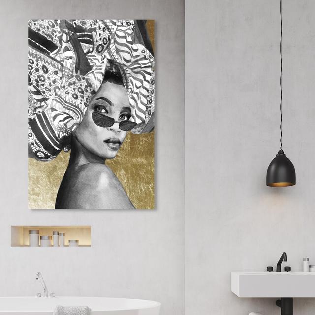 'Goddess of Tigris' Graphic Art Print on Canvas Oliver Gal Size: 91.4 cm H x 61 cm W on Productcaster.