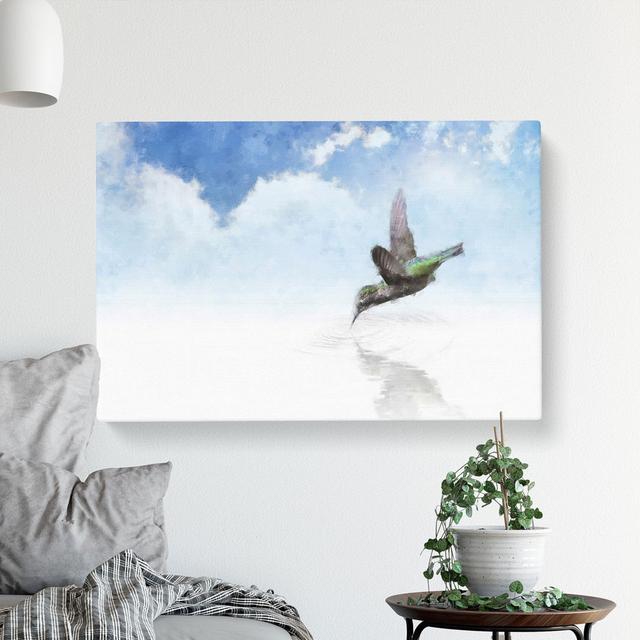 Hummingbird Vol.1 - Wrapped Canvas Print East Urban Home Size: 40cm H x 60cm W x 3cm D on Productcaster.