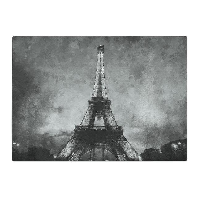 Eiffel Tower Vol.3 Painting Chopping Board East Urban Home Size: 28.5cm W x 39cm L on Productcaster.