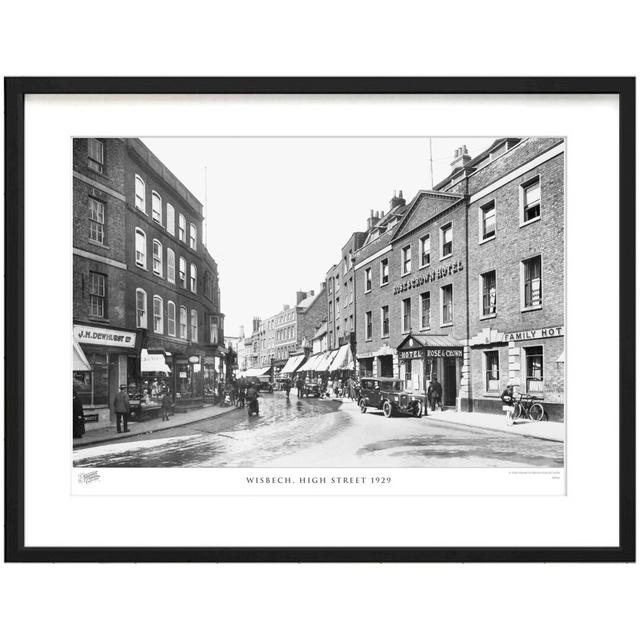 Wisbech, High Street 1929 by Francis Frith - Single Picture Frame Print The Francis Frith Collection Size: 28cm H x 36cm W x 2.3cm D on Productcaster.