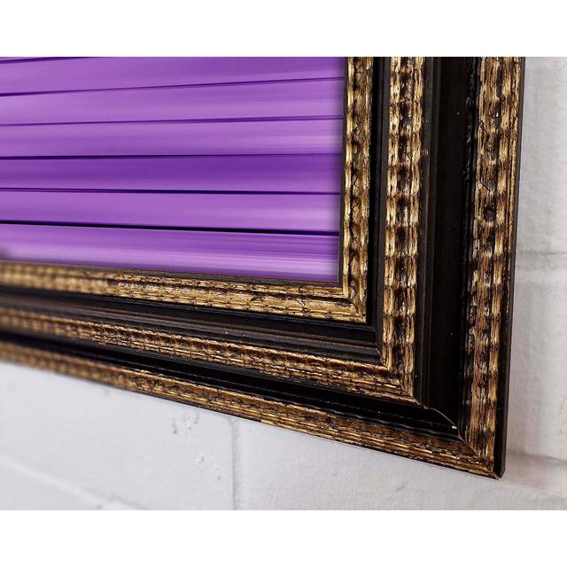 Just Purples Framed Print Ivy Bronx Size: 29.7cm H x 42cm W on Productcaster.