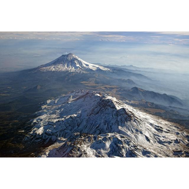 Volcanes Popocatepetl and Iztaccihuatl, Mexico - Wrapped Canvas Photograph Alpen Home Size: 30cm H x 46cm W x 3.8cm D on Productcaster.